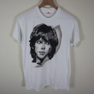 Vintage 1983 Mick Jagger Rolling Stones Portrait Shirt Size Large 18.5x26
